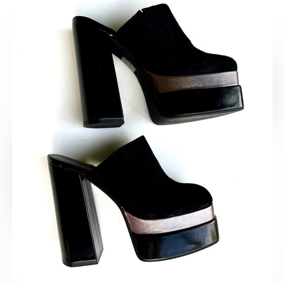Jeffrey Campbell Platform Mules 7 - Picture 2 of 4